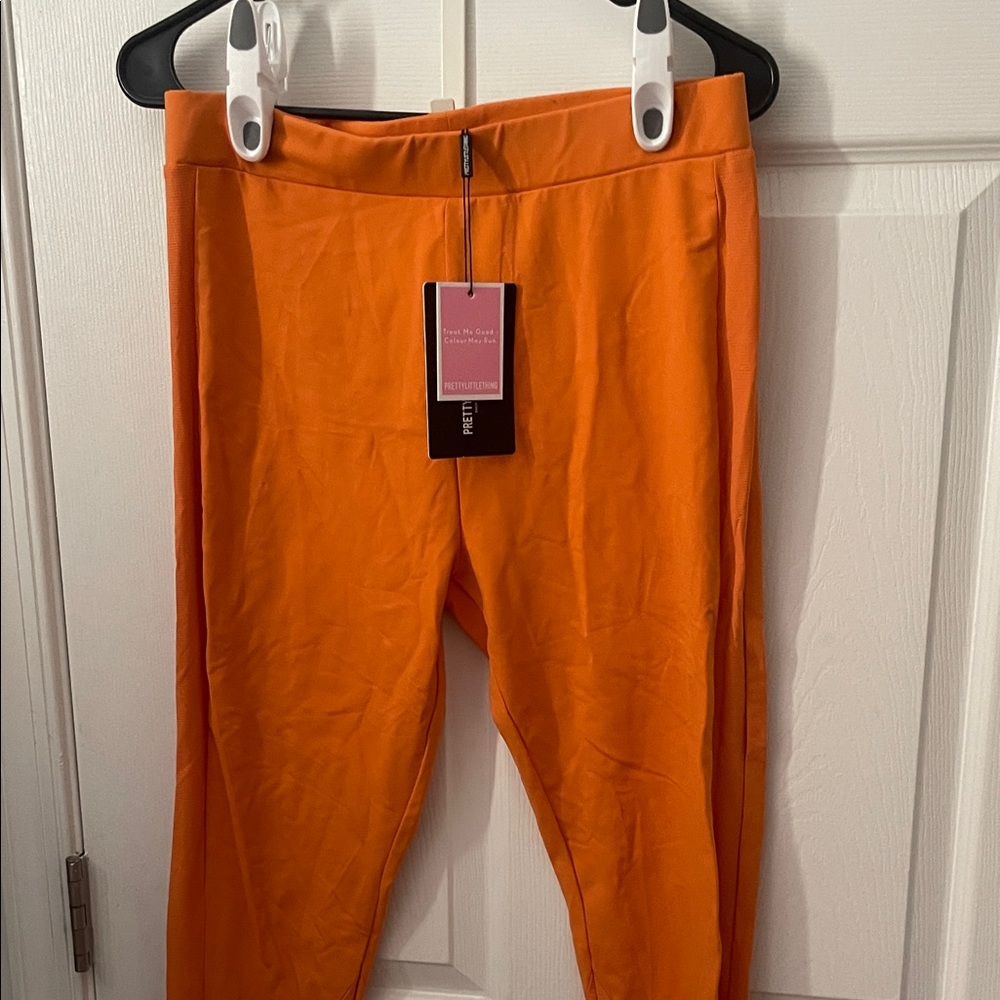 PrettyLittleThing Bold Orange Leggings